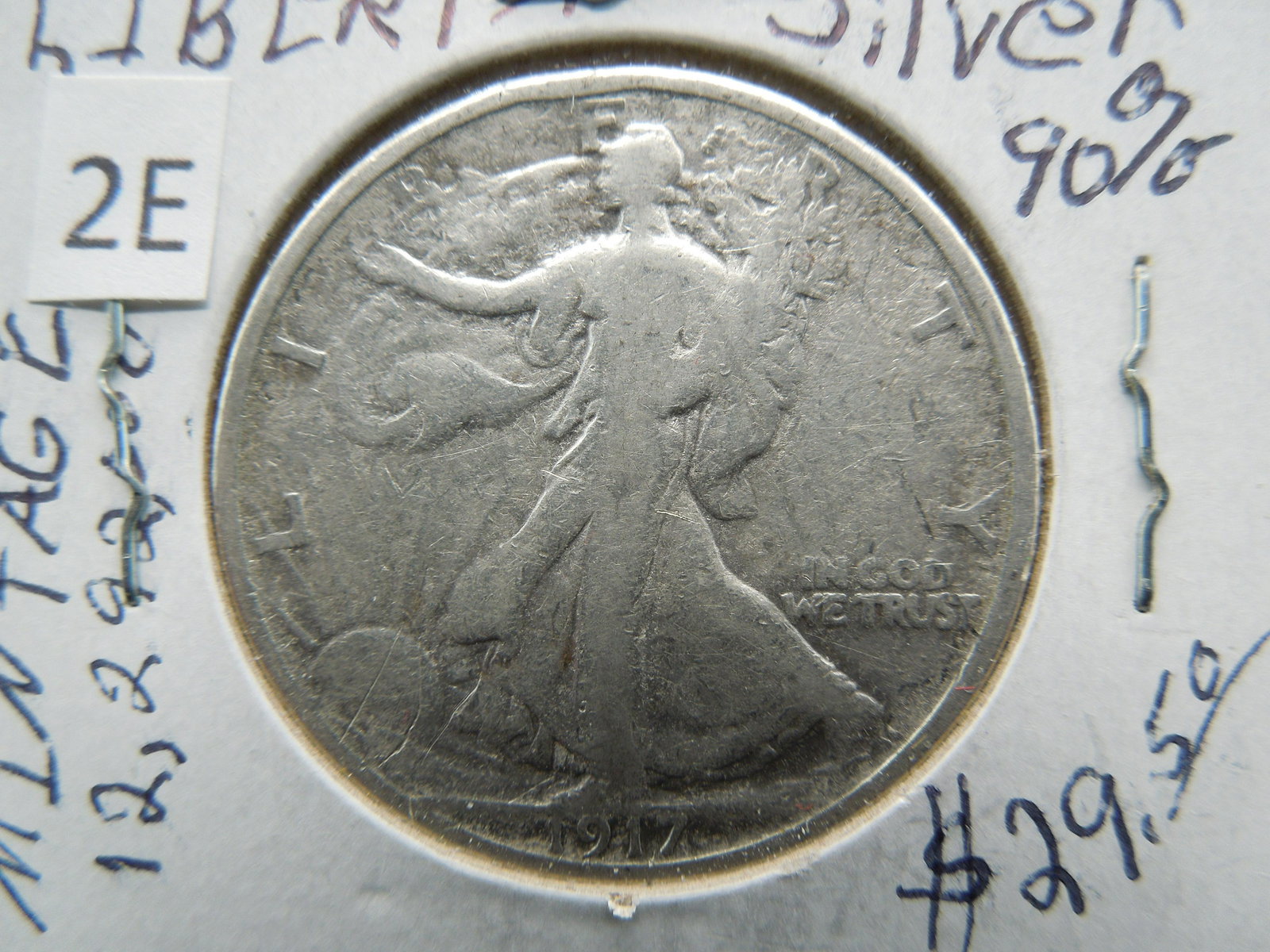 1917 Walking Liberty Silver Half Dollar (1 of 3)