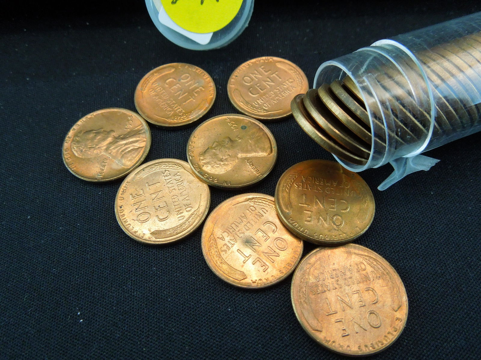 (50) 1954 Wheat Cents.  Red BU.  Always been hard to (1 of 2)