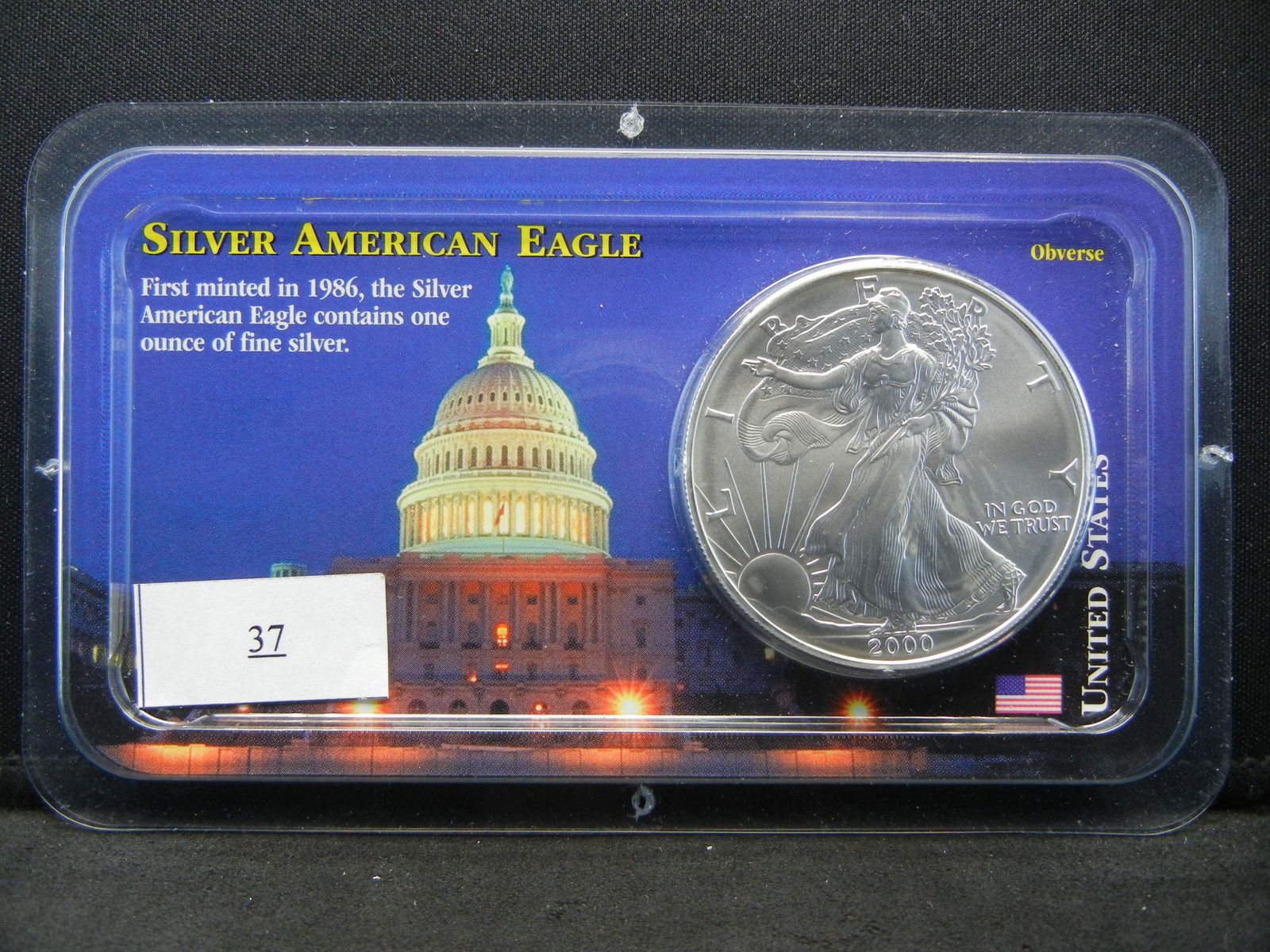 2000 American Silver Eagle in Littleton Info Pack (1 of 4)