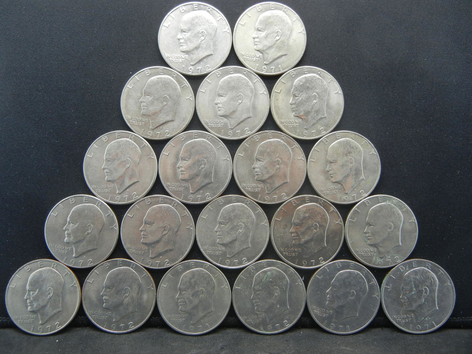 20ct Grab Bag Mixed Date Ike Dollars (1 of 8)