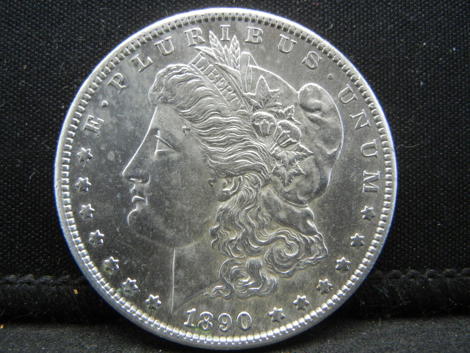 1890-S Morgan Silver Dollar Great Details (1 of 2)