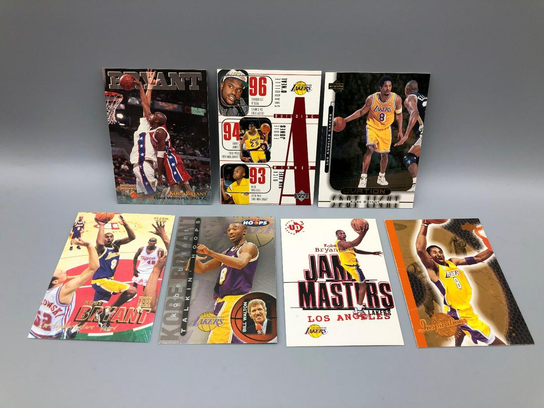 Kobe Bryant Lot - includes 1996-97 Scoreboard Rookie: Kobe Bryant Lot - includes 1996-97 Scoreboard Rookie