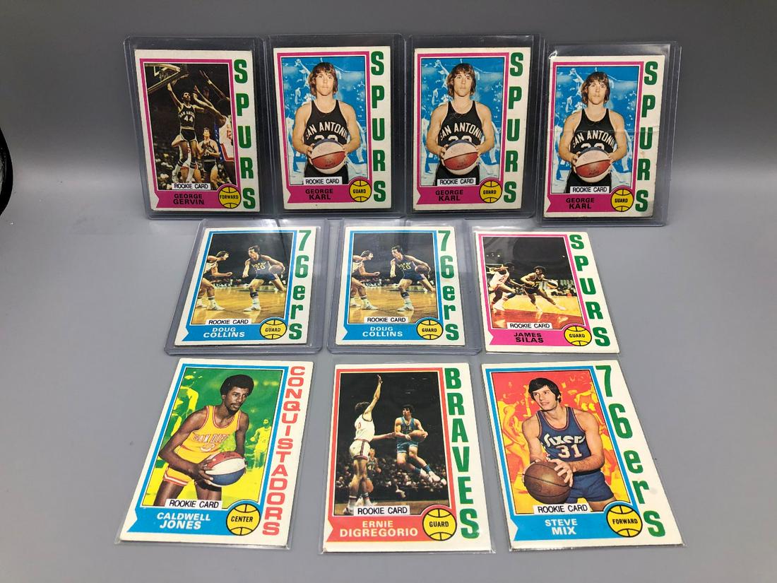 1974-75 Topps Basketball Rookie Cards - George Gervin, (1 of 5)