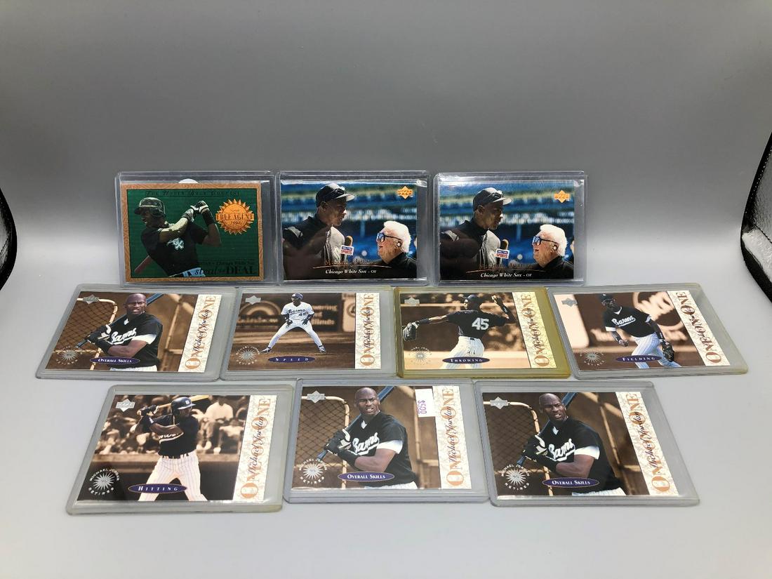 Michael Jordan Baseball Card Lot - Steal of the Deal (1 of 2)