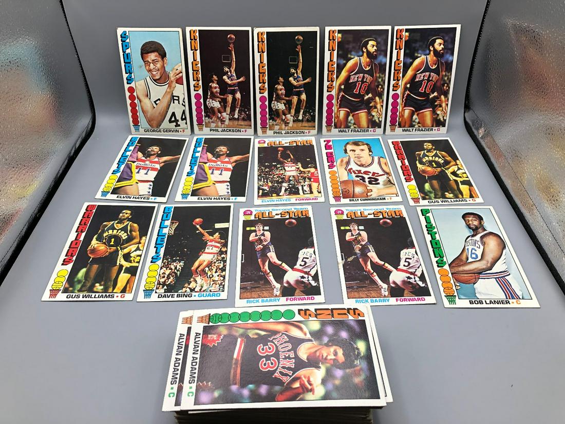 1976-77 Topps Basketball Lot of 92 Cards with some (1 of 6)