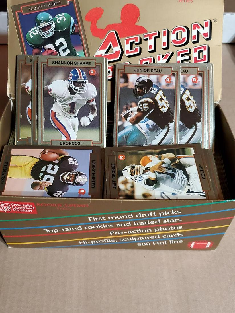 1990 Action Packed Rookie Update Football Box w/ (1 of 1)