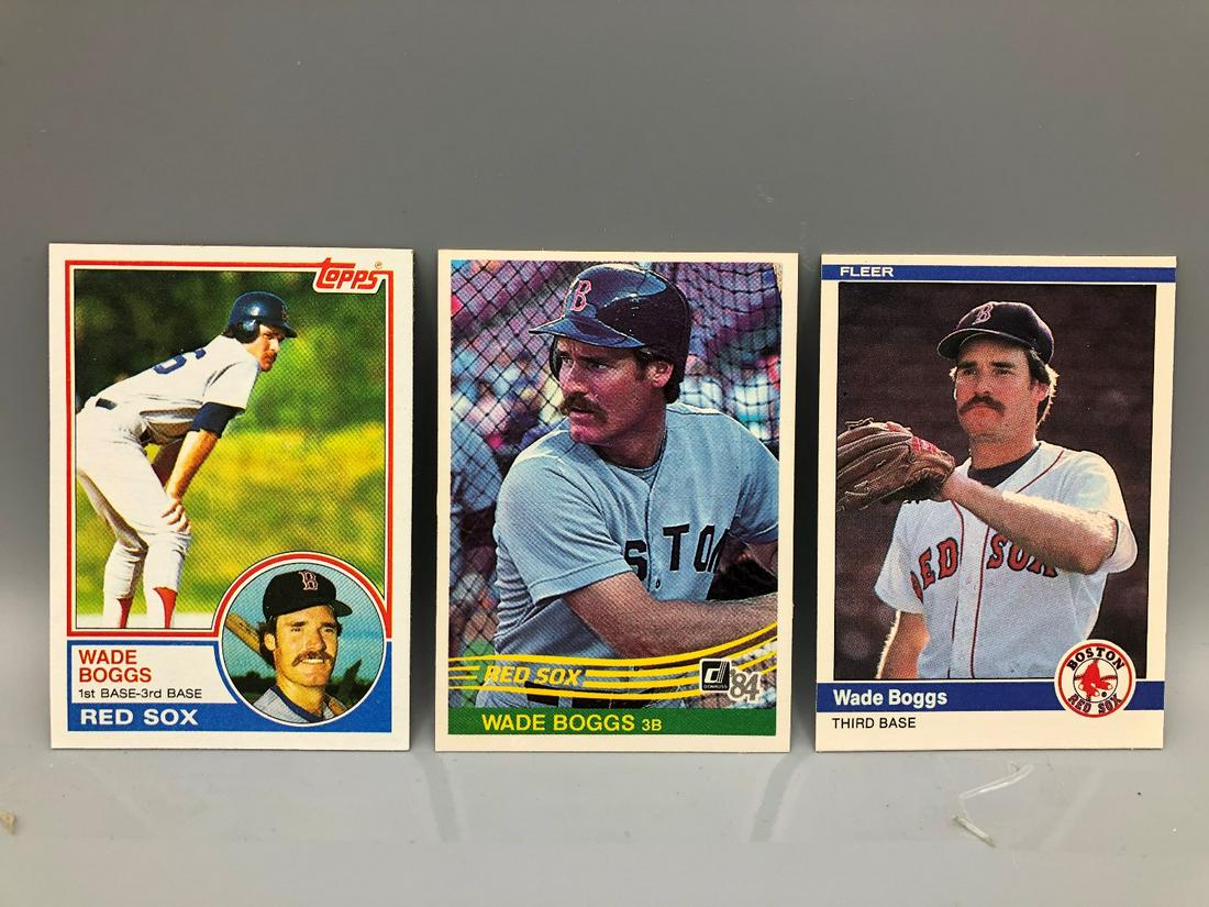 Wade Boggs lot with rookie: Wade Boggs lot with rookie