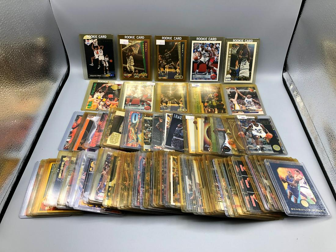 Lot of 90+ Shaquille O'Neal Cards including Rookies and (1 of 3)