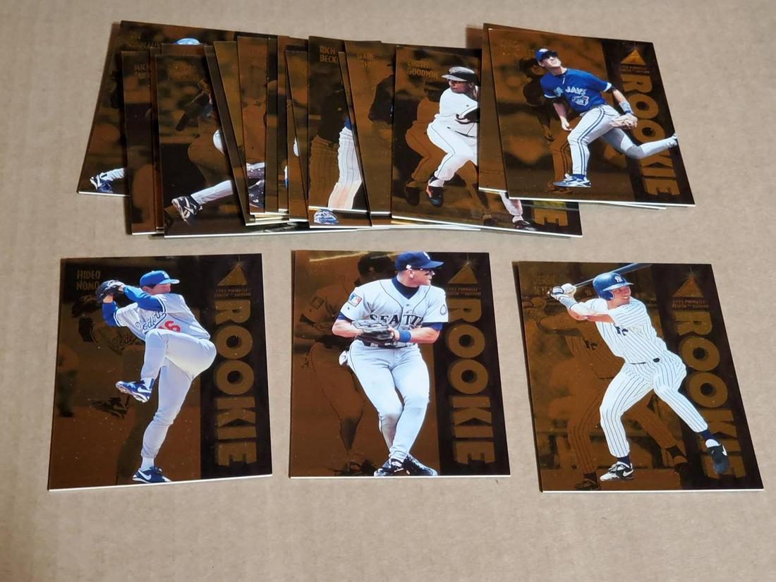 1995 Zenith Rookies Lot of (22) w/ Nomo, Jeter A-Rod: 1995 Zenith Rookies Lot of (22) w/ Nomo, Jeter A-Rod