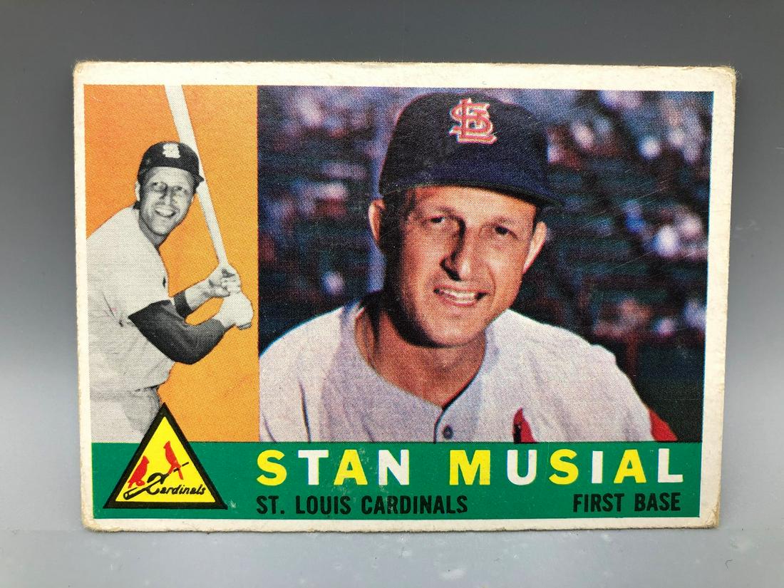 1960 Topps #250 Stan Musial: 1960 Topps #250 Stan Musial