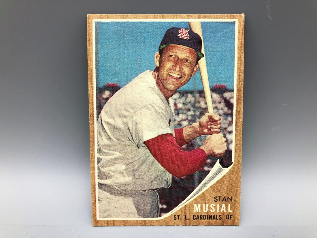 1962 Topps #50 Stan Musial: 1962 Topps #50 Stan Musial