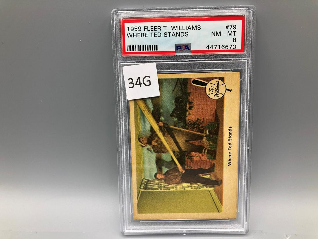 1959 Fleer Ted Williams #79 PSA 8 NM-MT (1 of 2)