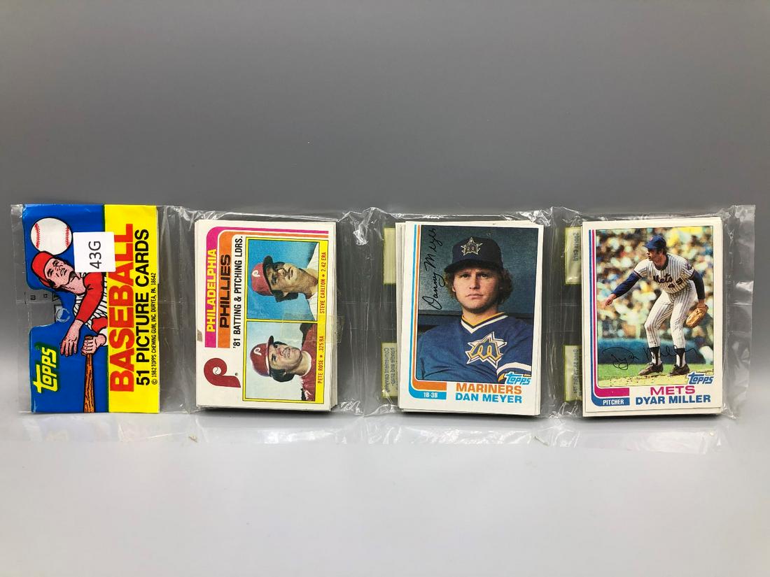 1982 Topps Baseball Rack Pack Pete Rose (1 of 2)