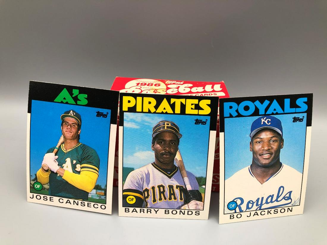 1986 Topps Traded Set - Barry Bonds, Jose Canseco, Bo: 1986 Topps Traded Set - Barry Bonds, Jose Canseco, Bo Jackson Rookies