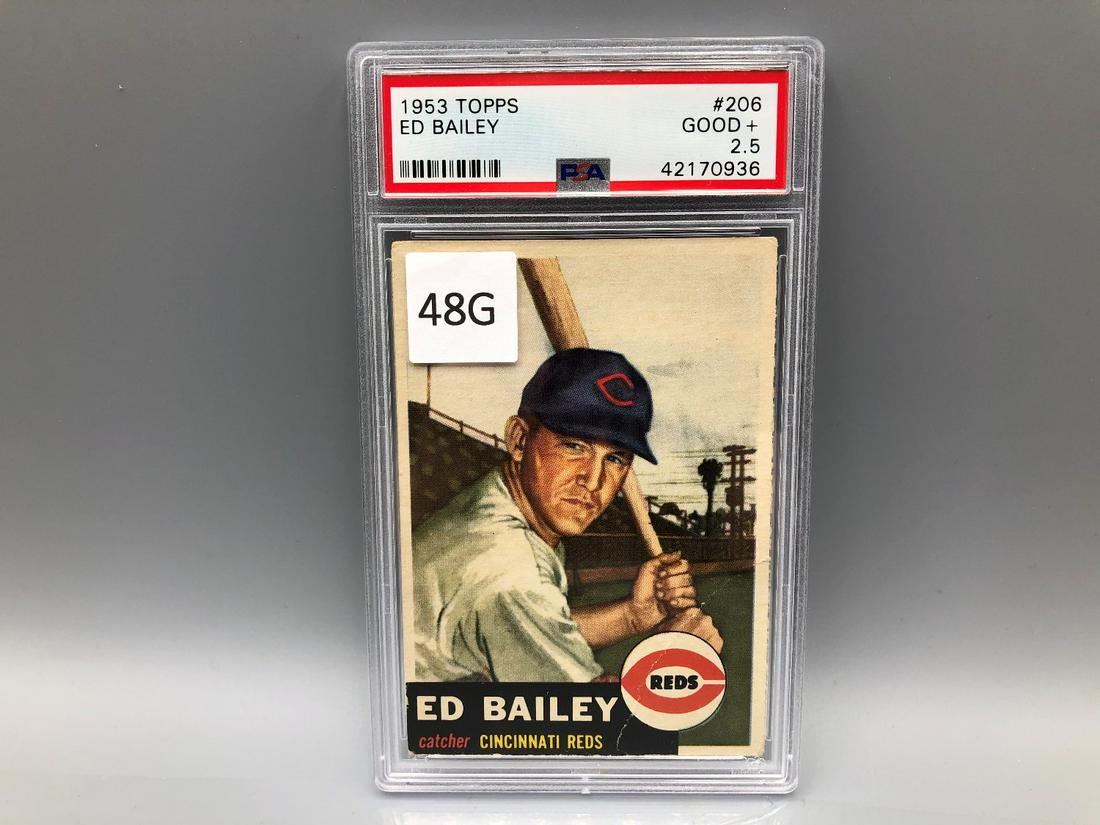 1953 Topps Baseball Ed Bailey PSA 2.5 (1 of 2)