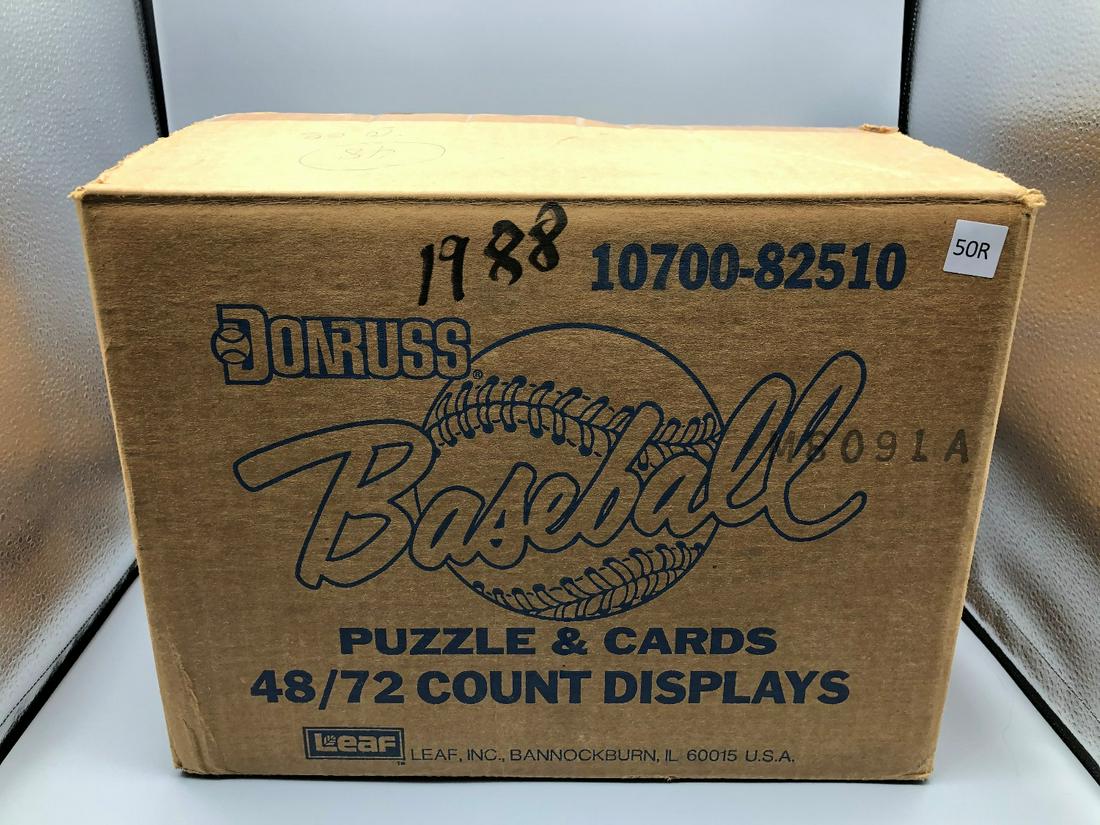 1988 Donruss Baseball Case of Blister Racks - Full 48 (1 of 2)