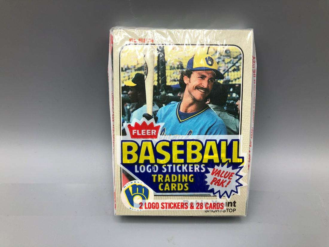 1983 Fleer Baseball Cello Pack Robin Yount Front HOF (1 of 2)