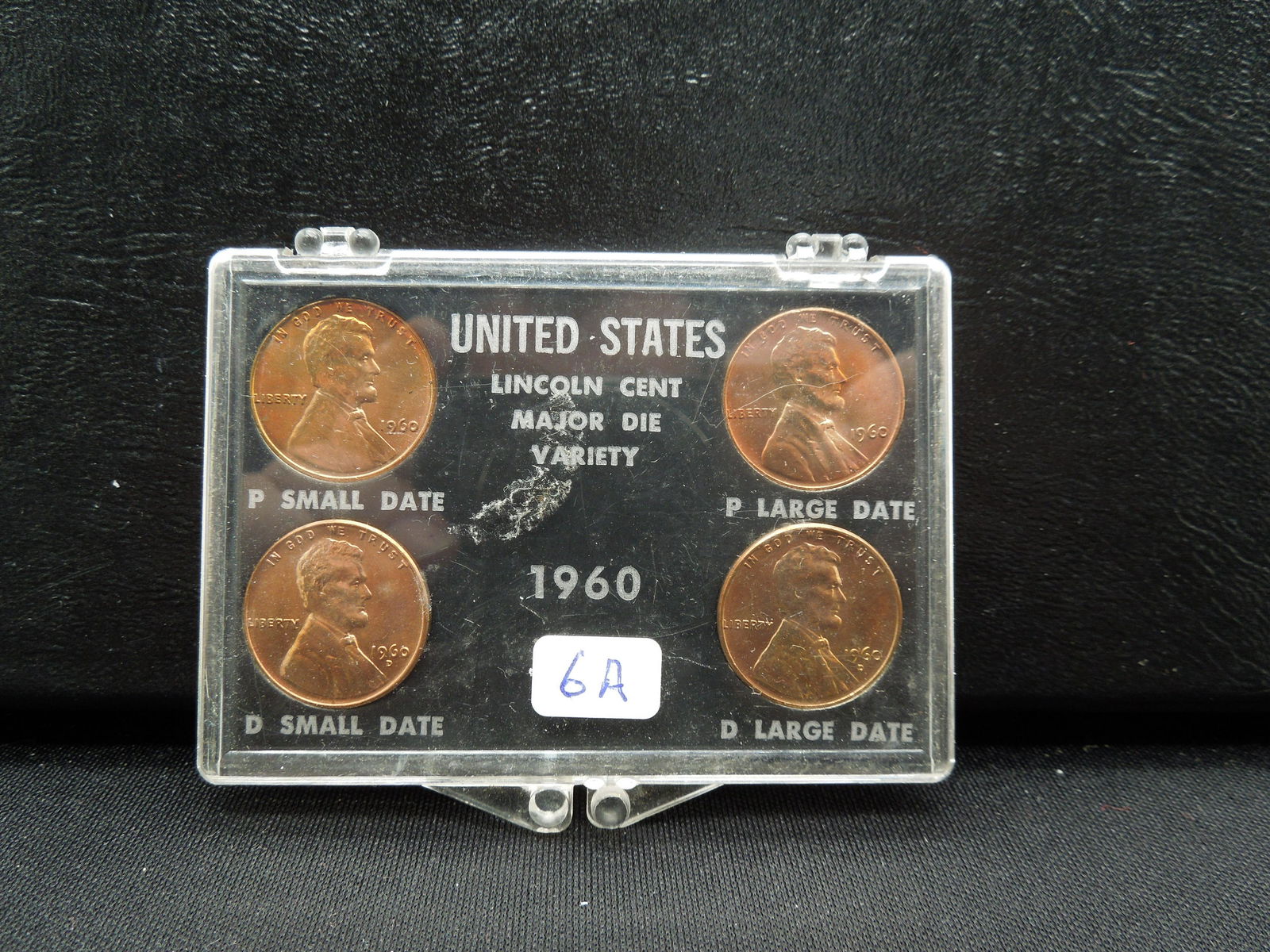 1960 Lincoln Cent Variety Set.  (4) coins, P and D, (1 of 6)