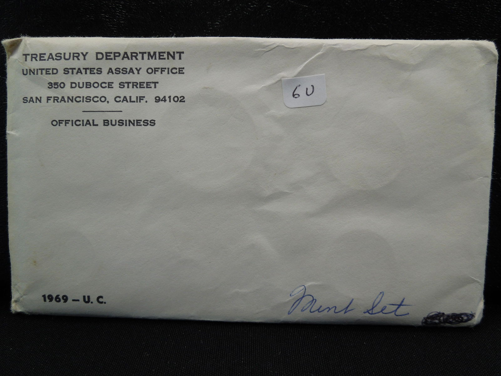 6. Sealed 1969 US Mint set with silver half dollar in (1 of 2)