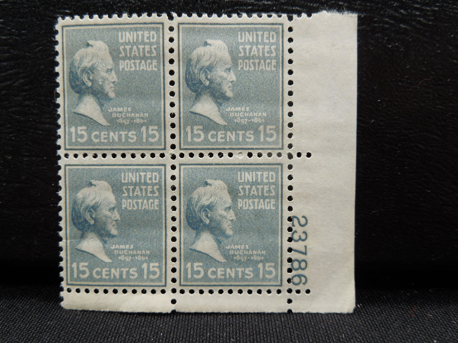 1938 Presidential 15 Cent Plate Block.  Mint Never (1 of 2)