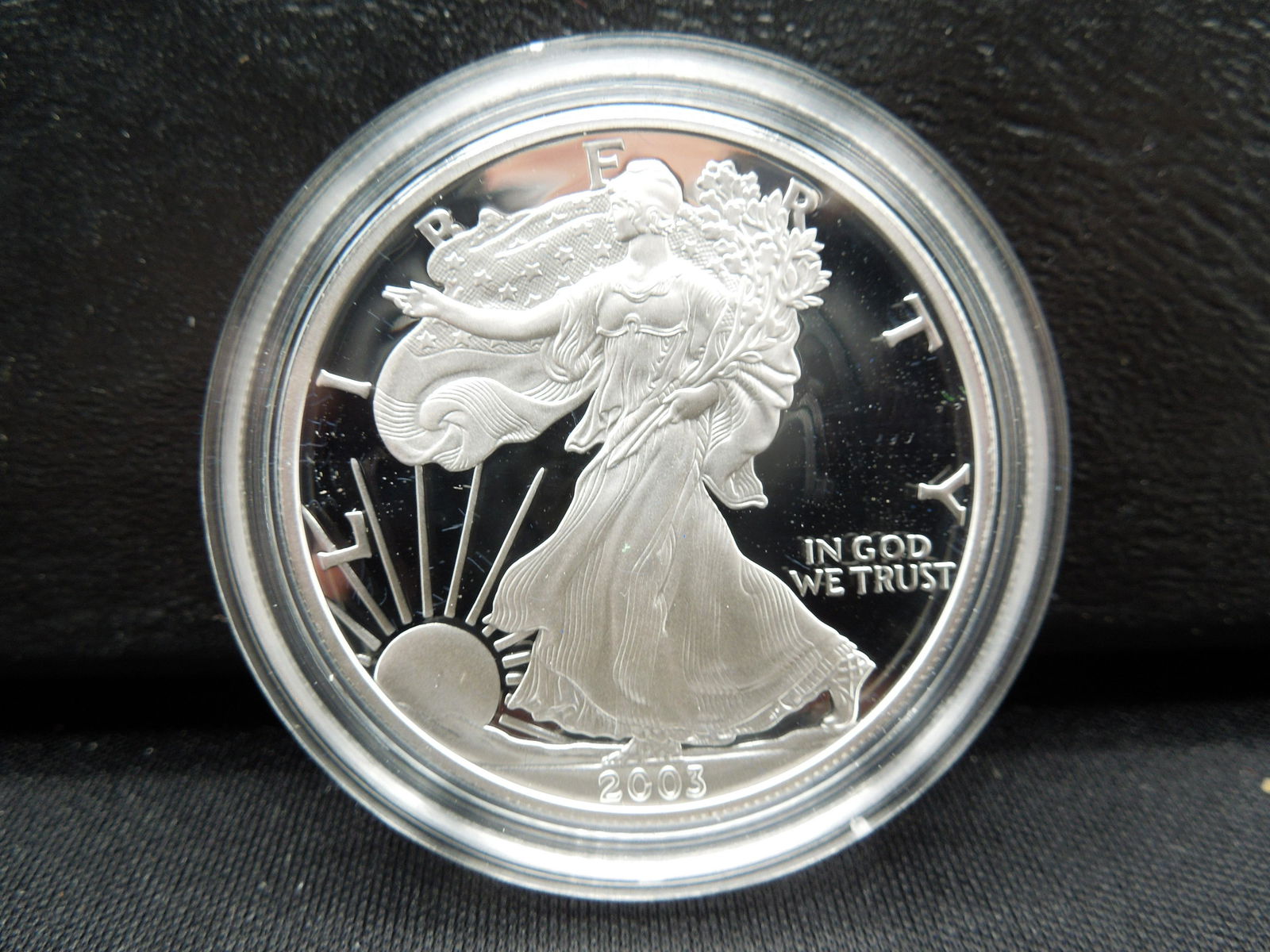 2003-S American Silver Eagle.  GEM Proof in government (1 of 4)