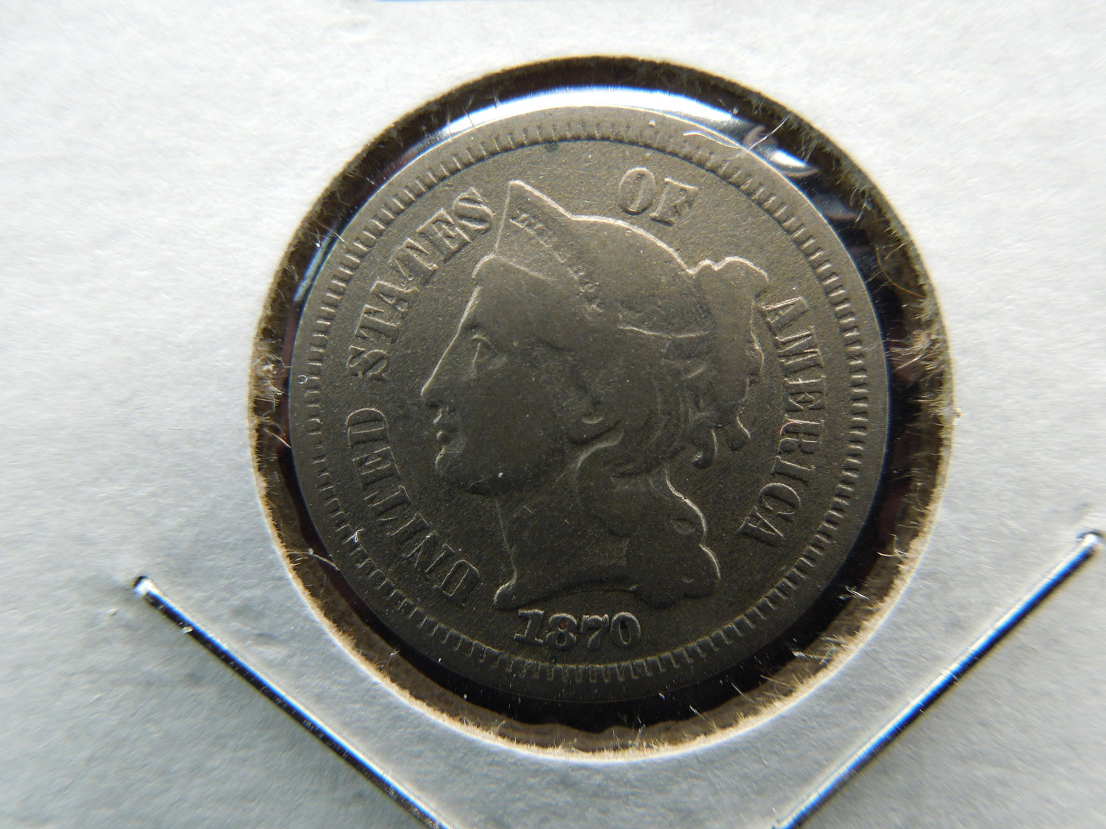 1870 3 Cent Nickel - High Grade (1 of 3)