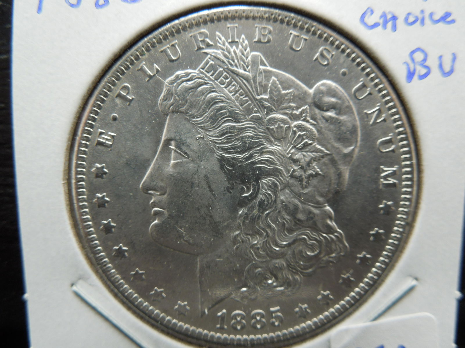 1885-O Morgan Dollar.  Very Choice BU. (1 of 3)