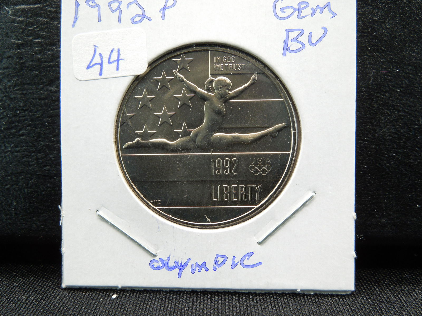 1992 P Olympic Commemorative Clad Half Dollar.  GEM BU. (1 of 2)