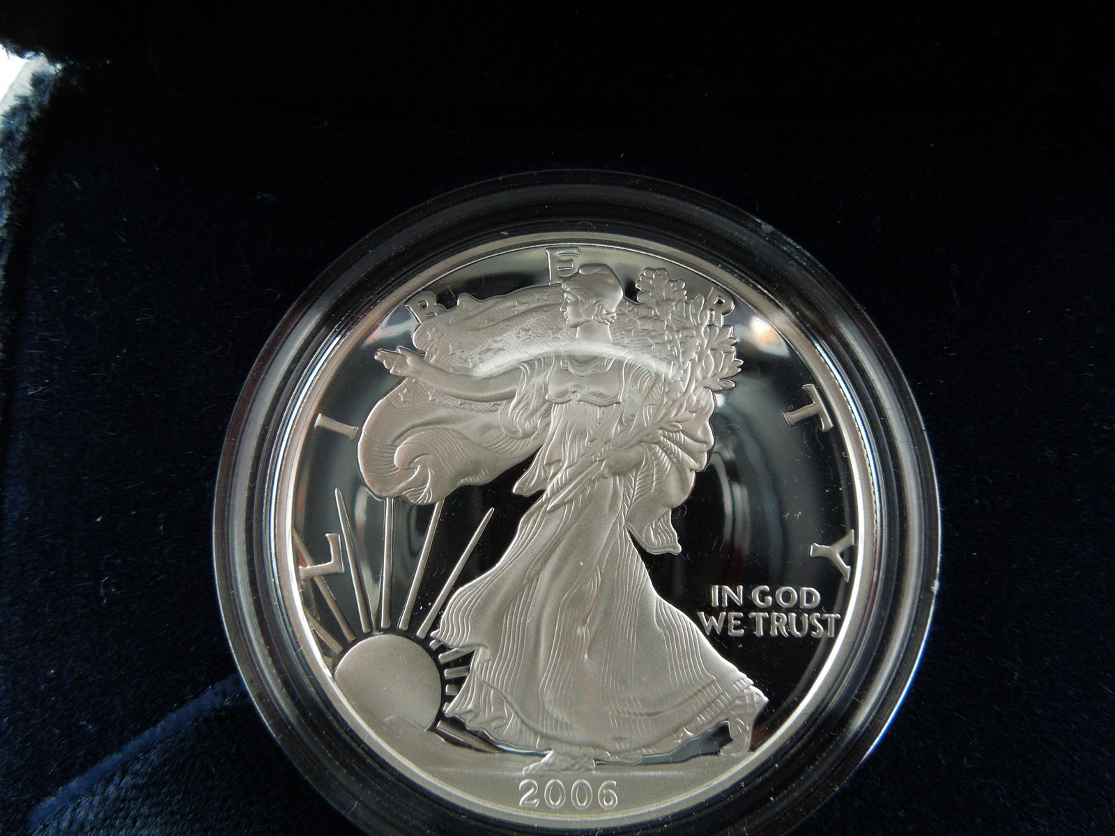 2006-W Proof Silver American Eagle With Original (1 of 3)