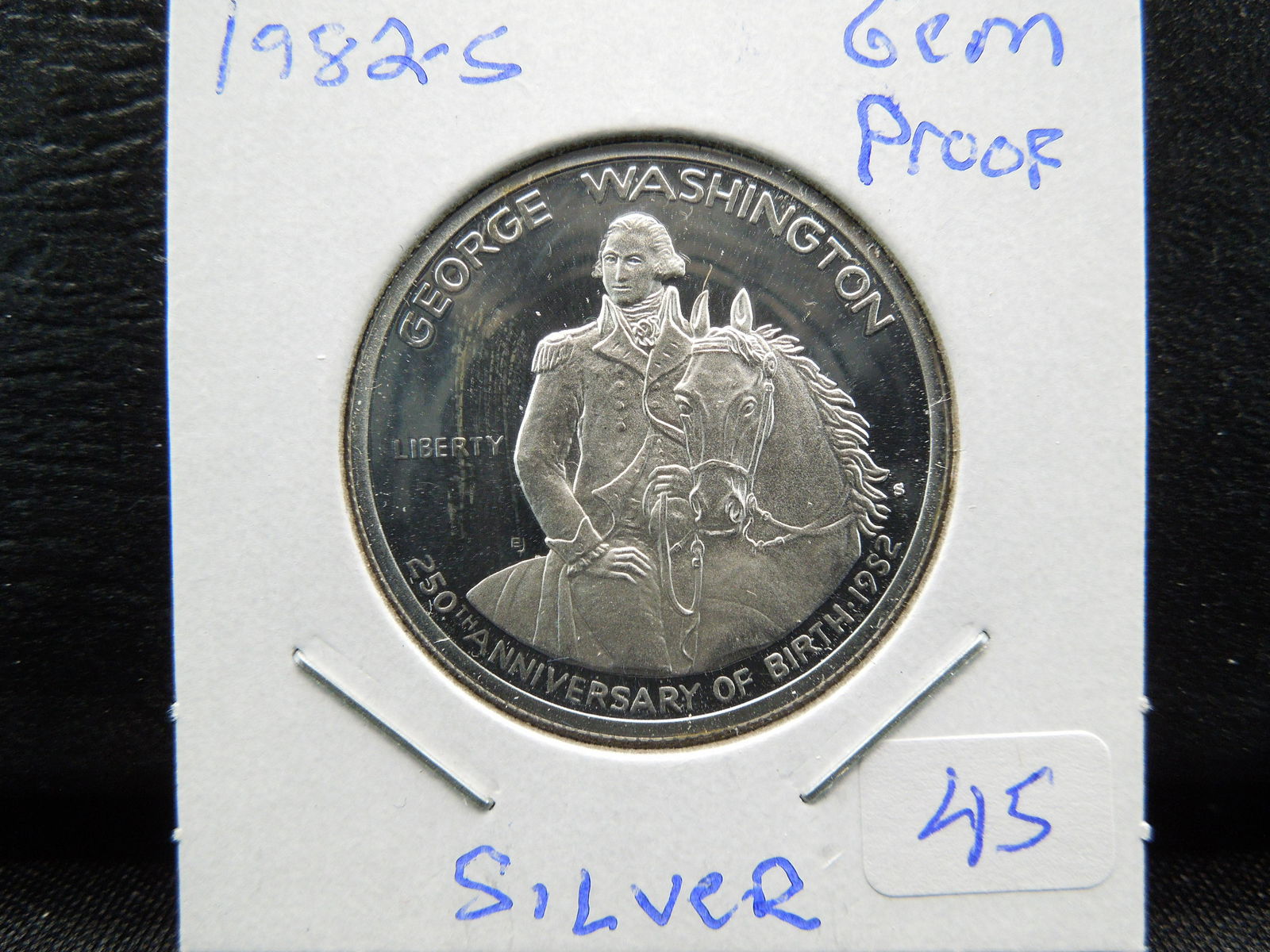 1982 S George Washington Silver Half Dollar.  GEM (1 of 2)