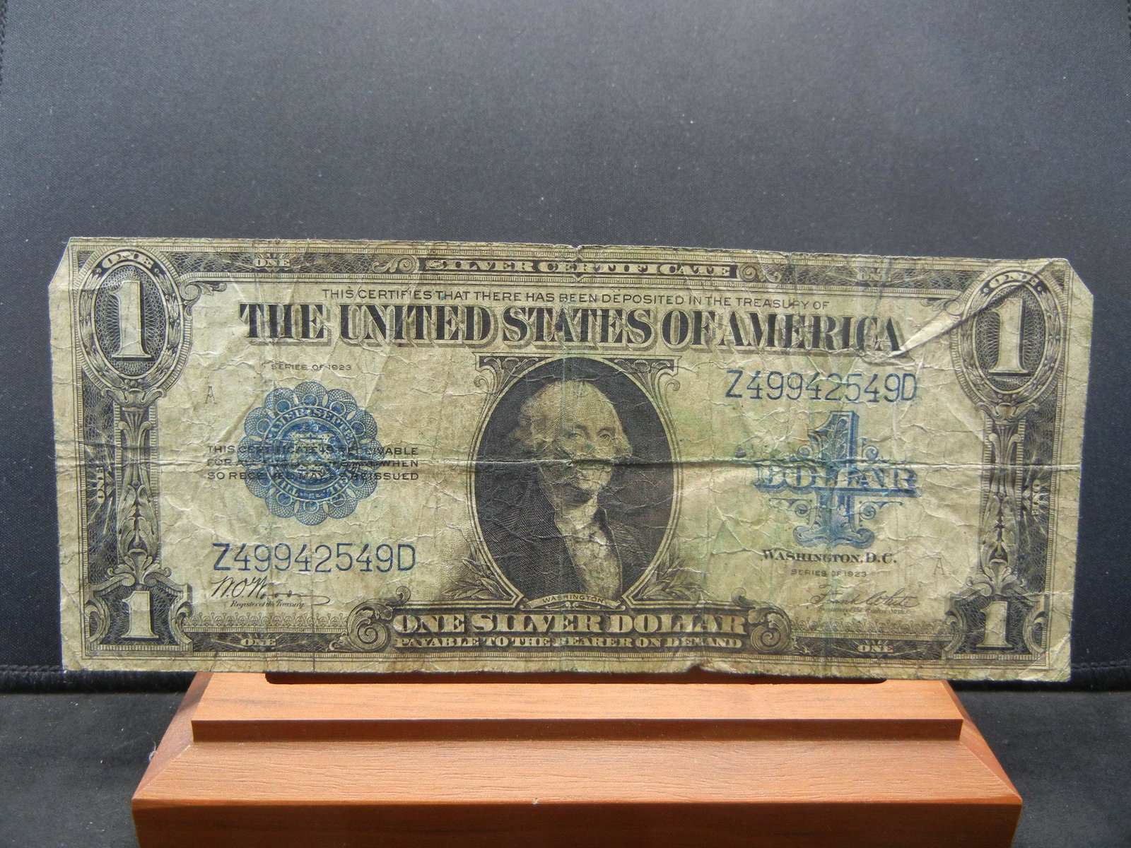 1923 Series $1.00 Silver Certificate Last Large Size (1 of 3)