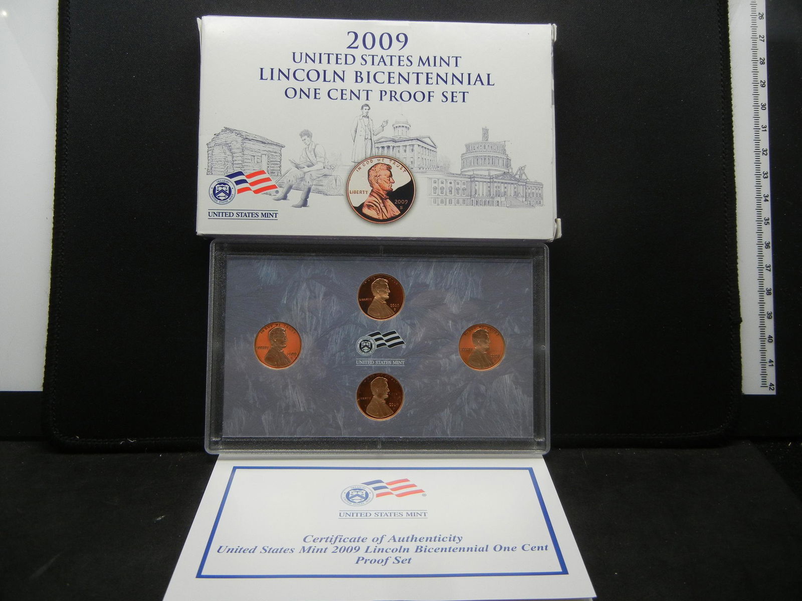 2009 Lincoln Bicentennial One Cent Proof Set 4pc (1 of 3)