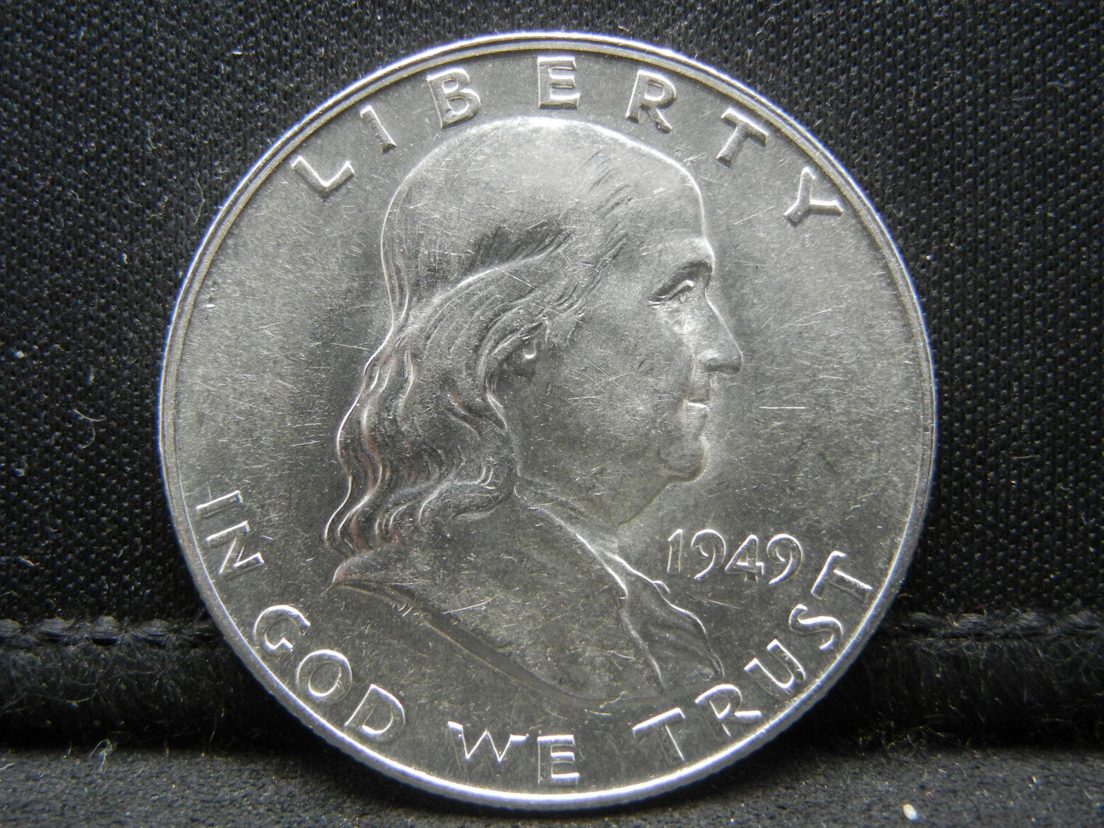 1949-S Franklin Silver Half Dollar KEY Date! Nice (1 of 2)