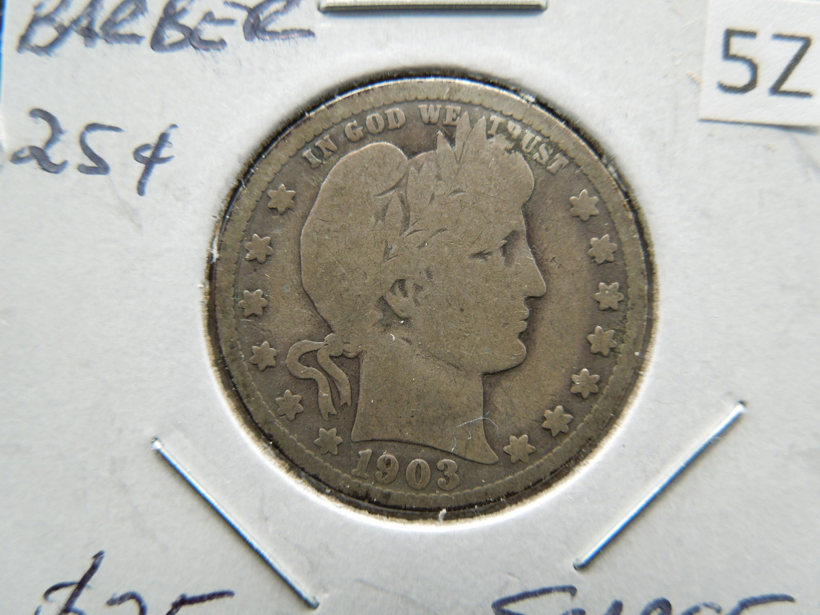 1903-S Barber Quarter Better Date (1 of 3)
