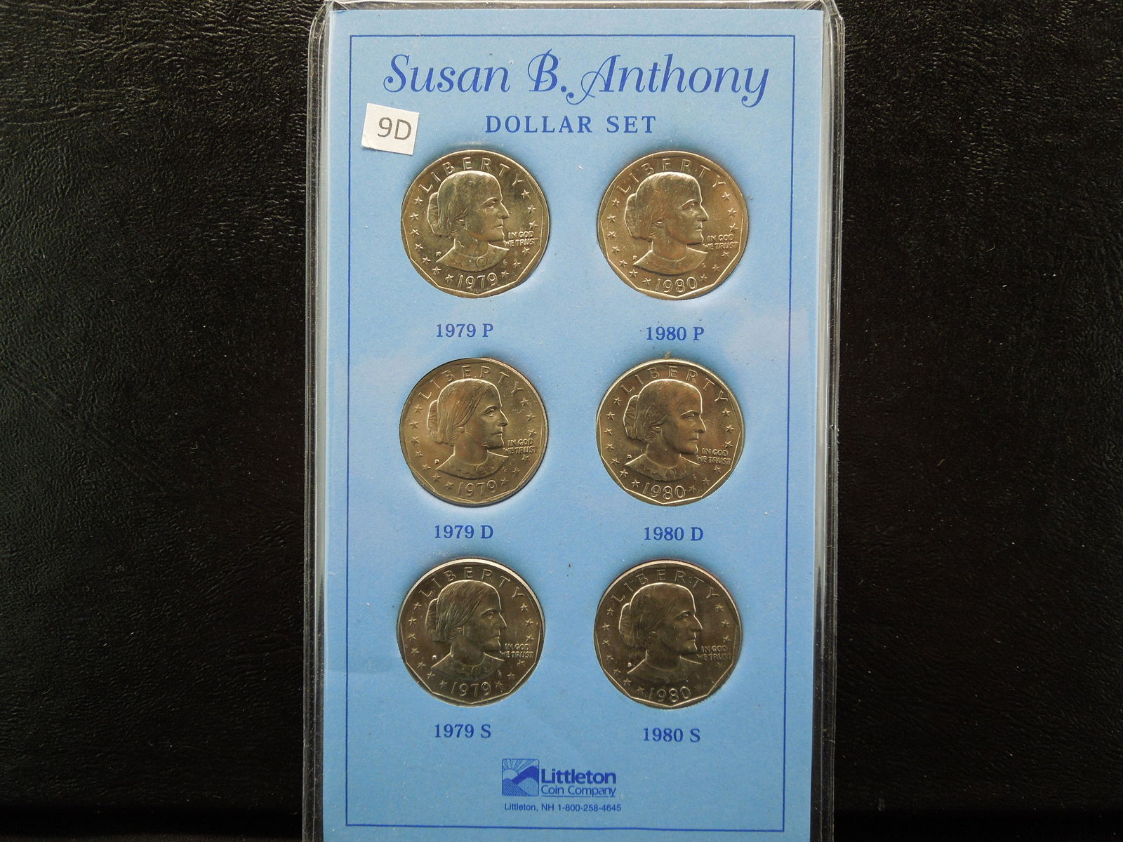 1979 and 1980 P,D, & S Susan B. Anthony Dollar set by (1 of 5)