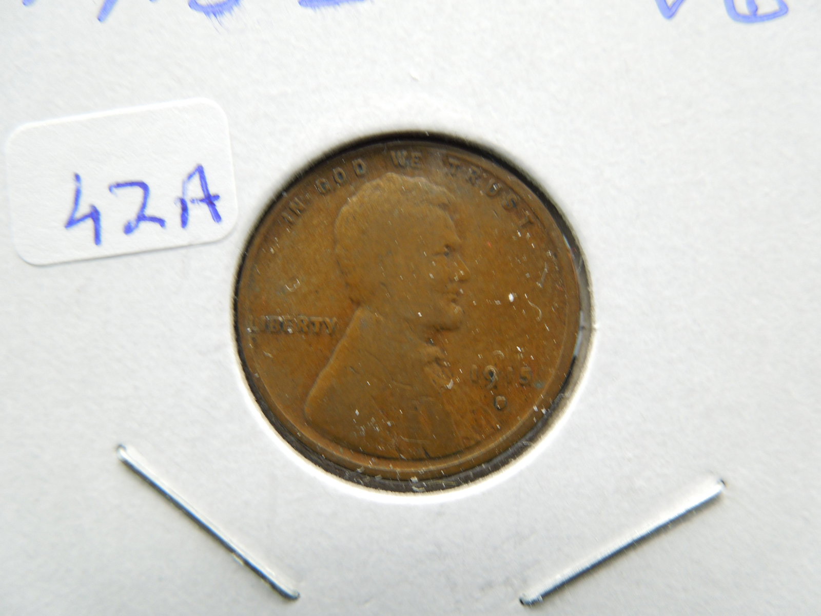 1915-S Lincoln Cent. Very Good. Another semi-key.: YES WE SHIP ALL COINS - $3.50 PLUS INSURANCE FOR ONE COIN for FIRST CLASS MAIL. We will combine shipping if multiple coins are purchased! Small flat rate $7.25 - Med Flat rate $13.95 - Large Flat Rate