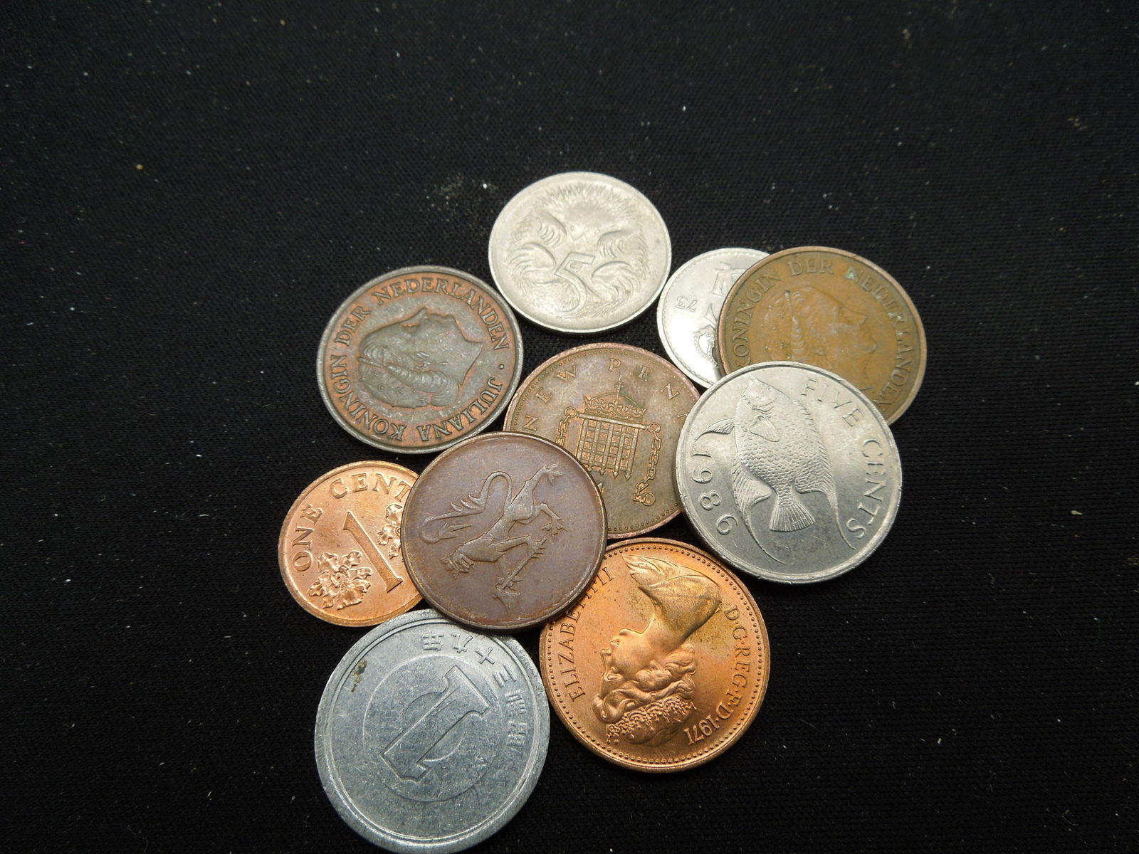10  Foreign Coins (1 of 3)