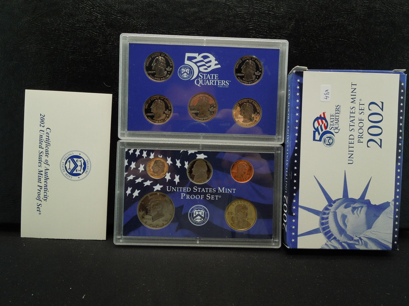 2002-S US Clad Proof Set.  Includes regular coinage plu (1 of 4)