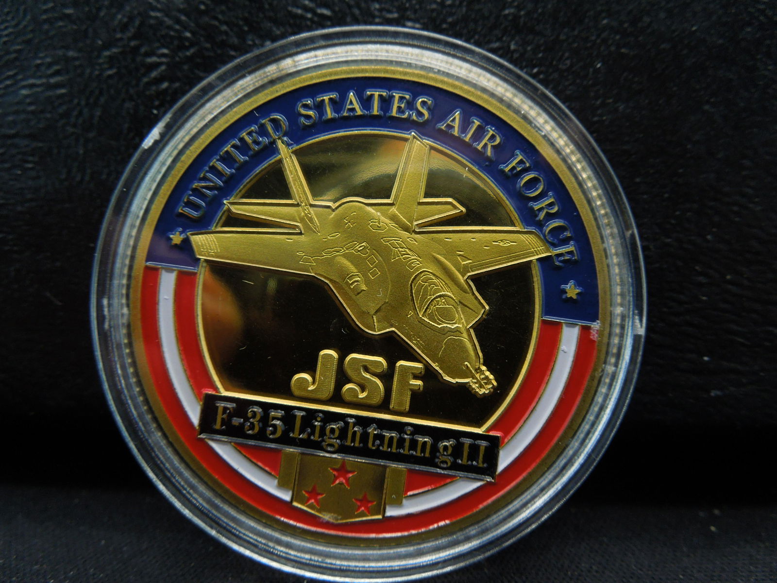 US Airforce F35 Lightning 2 Medal / Token (1 of 2)