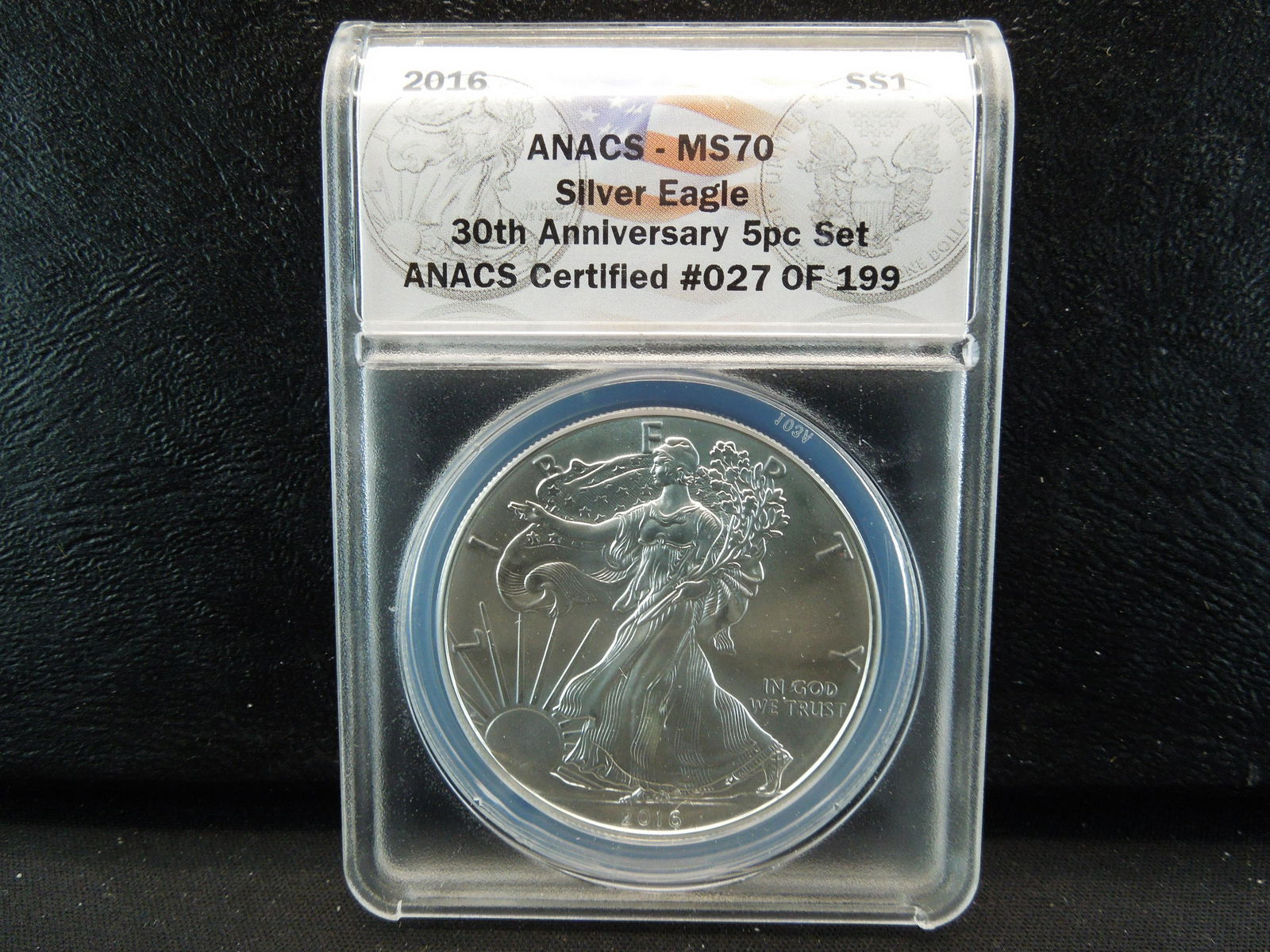 2016 Silver Amercin Eagle ANACS MS70 Very Limited (1 of 4)
