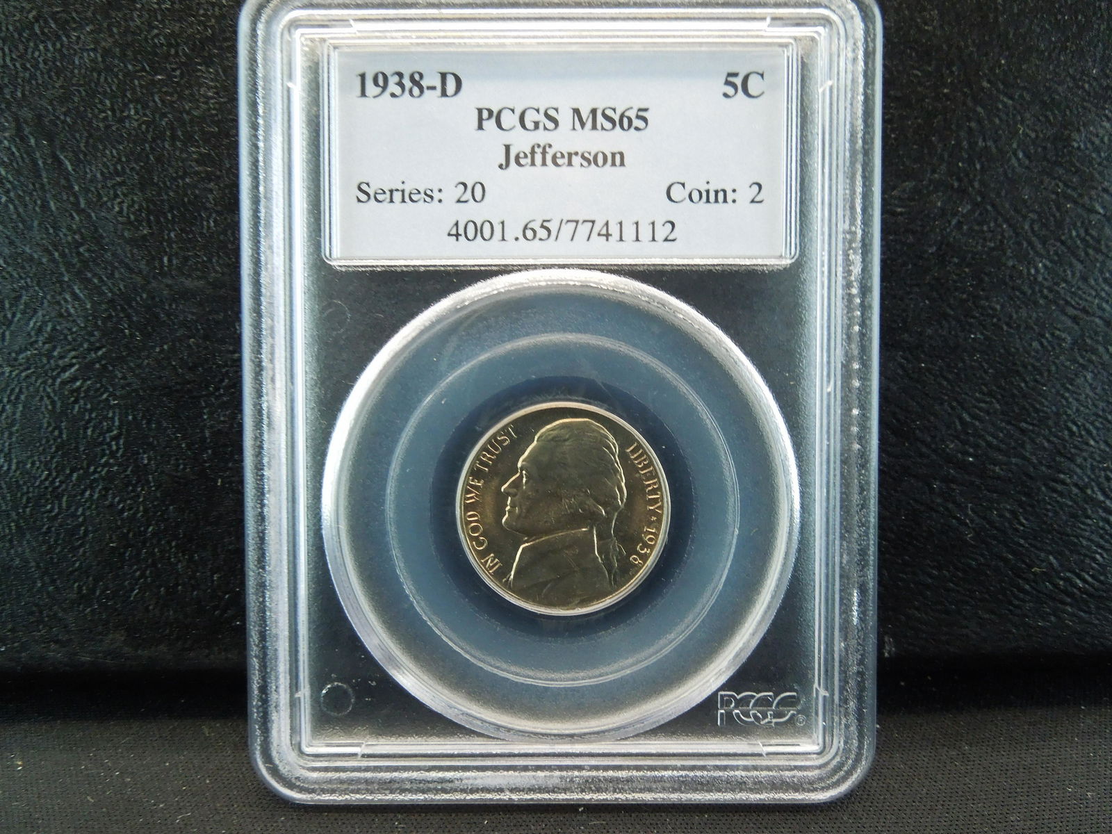 1938 D Jefferson Nickel PCGS MS65 (1 of 4)