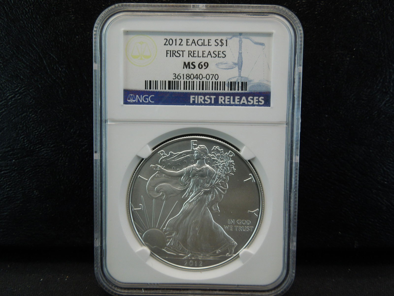 2012 Silver Amercian Eagle NGC MS69 First Releases (1 of 4)