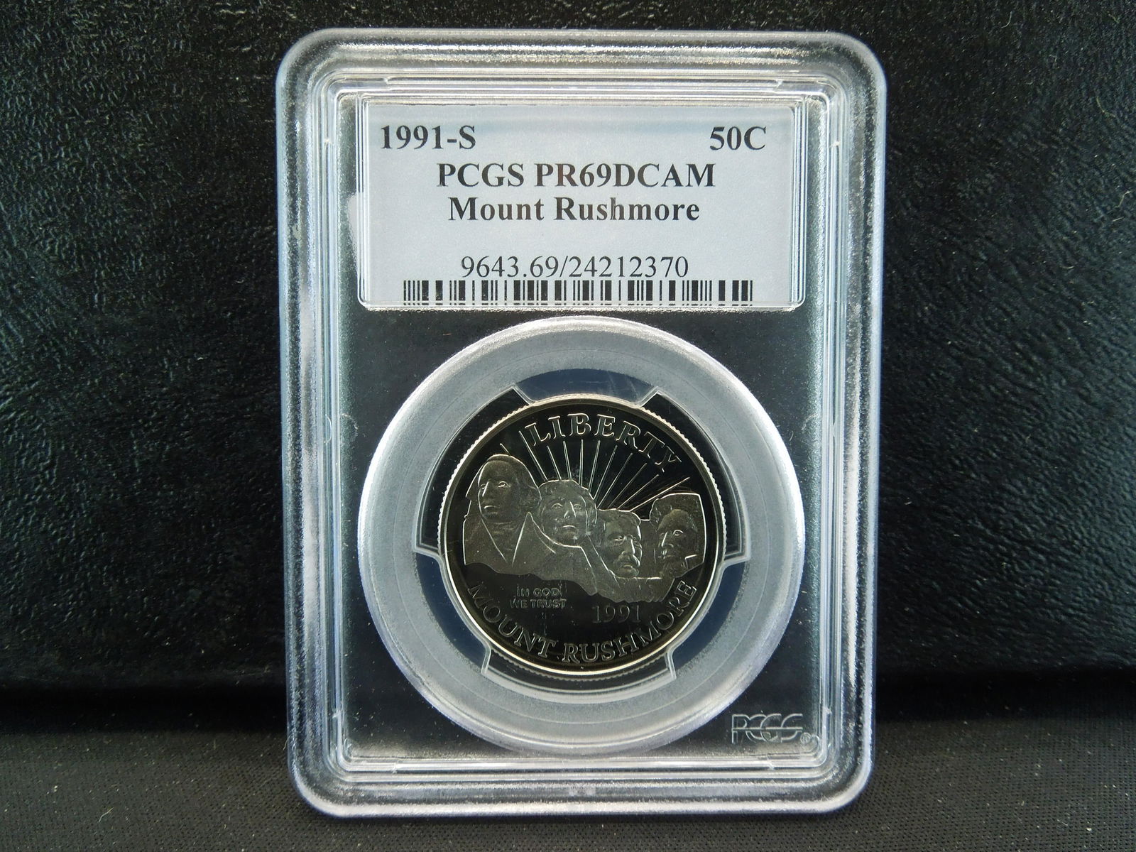 1991 S Mount Rushmore Half Dollar Commem PCGS PR69DCAM (1 of 3)