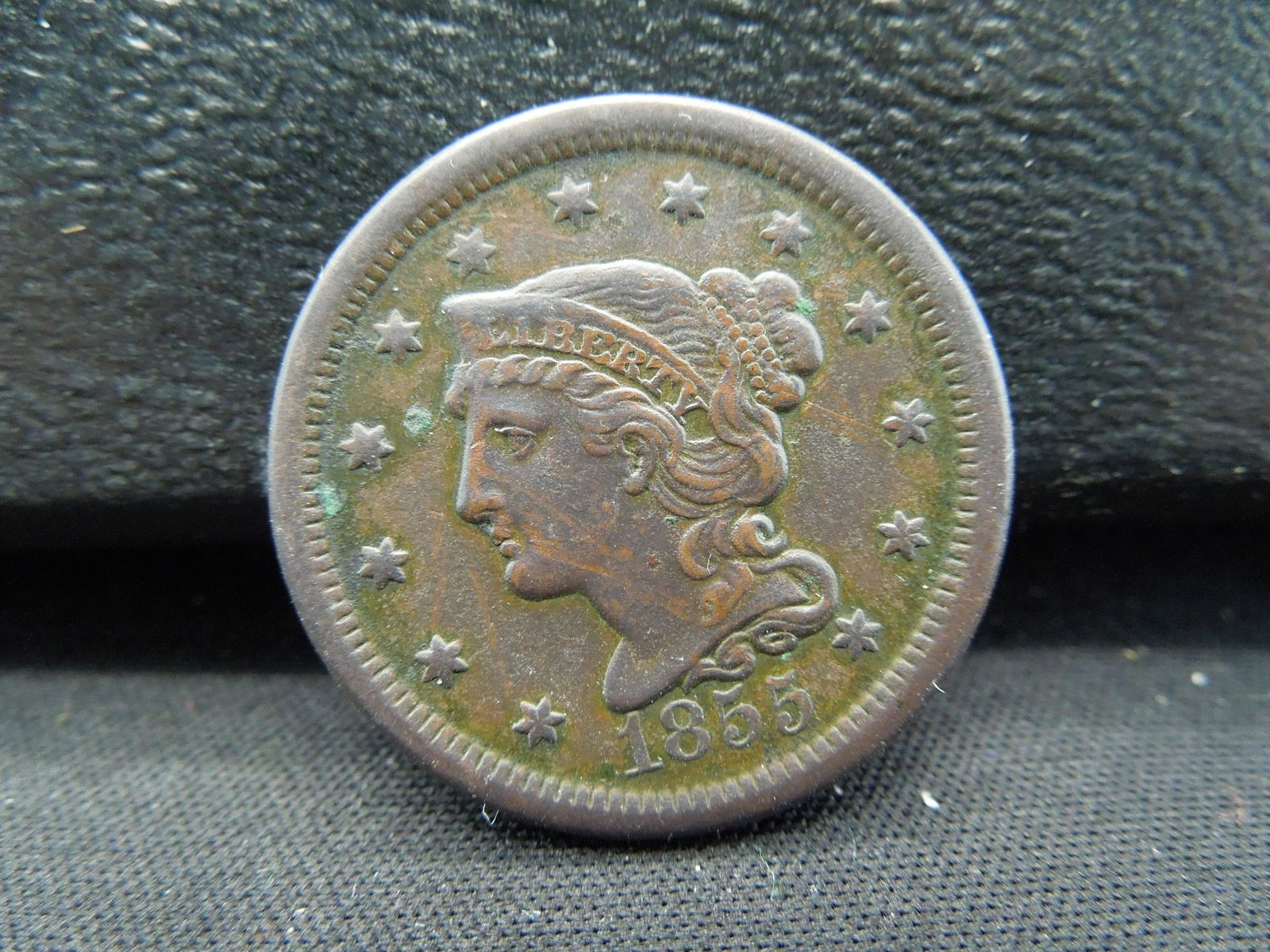 1855 Large Cent XF (1 of 2)