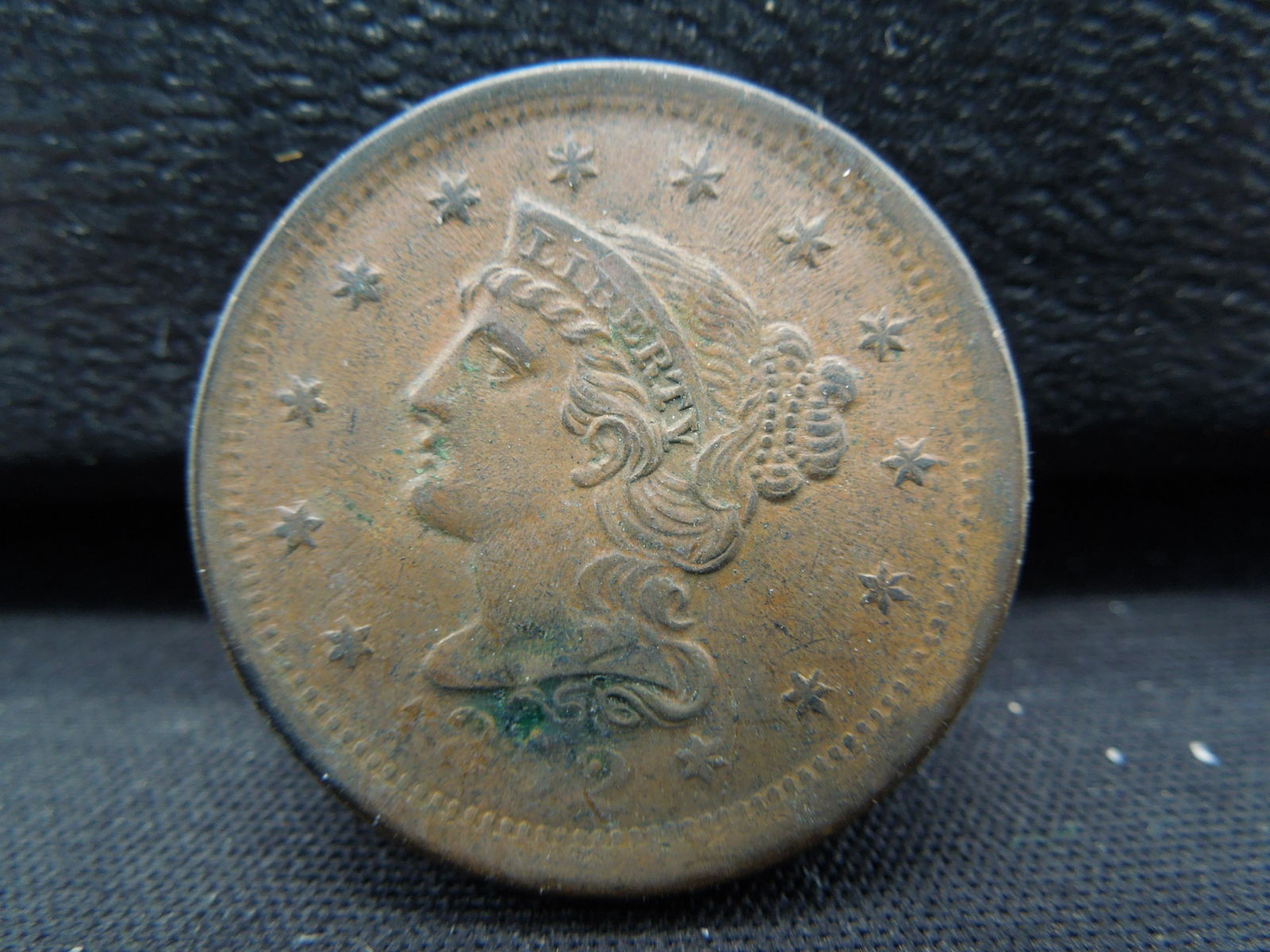 1852 Large Cent XF Details (1 of 2)