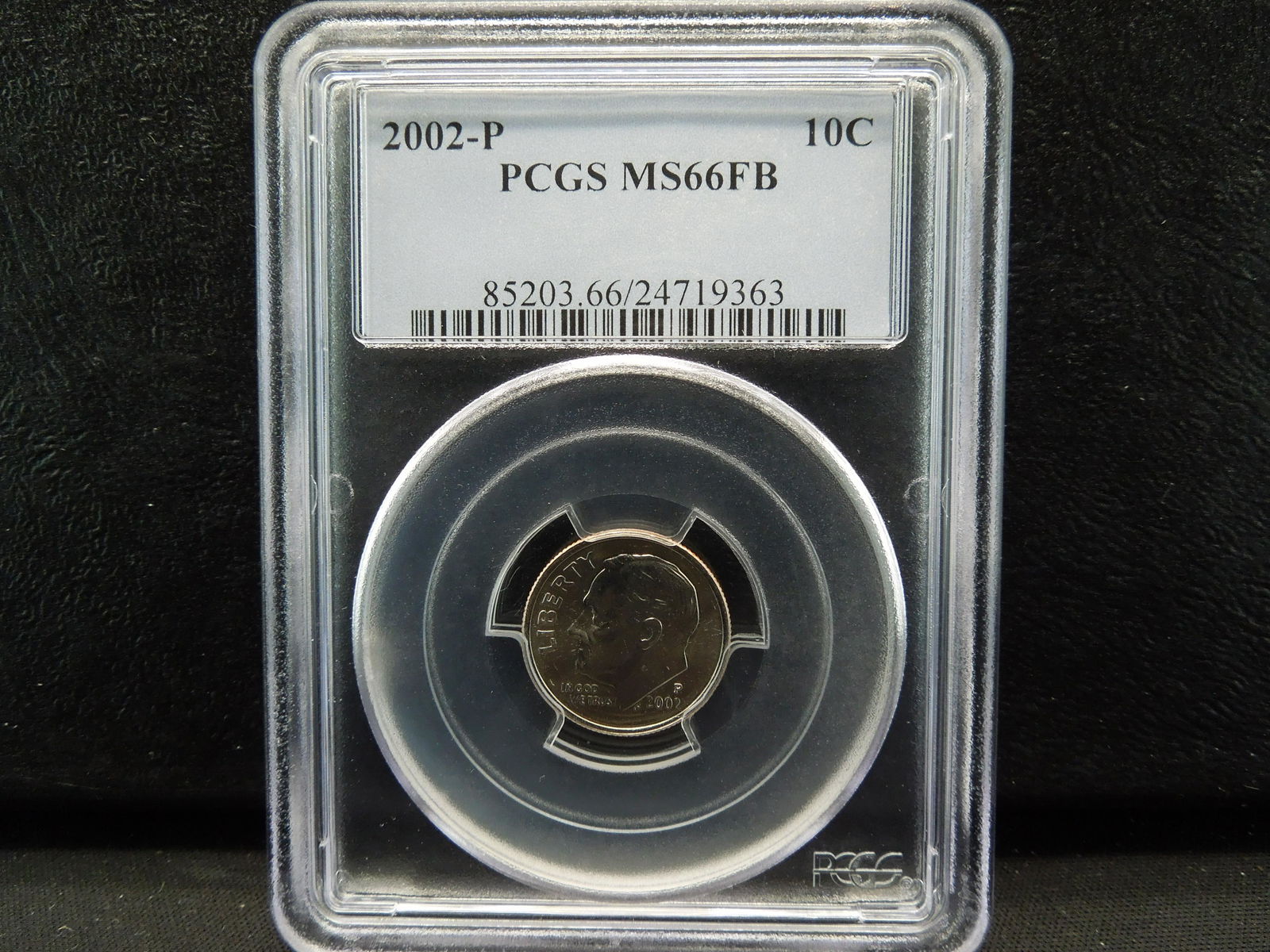 2002 P Roosevelt Dime PCGS MS66 FB (1 of 4)