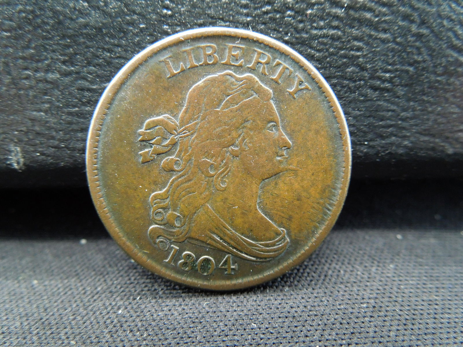 1804 Draped Bust Half Cent Choice XF (1 of 2)
