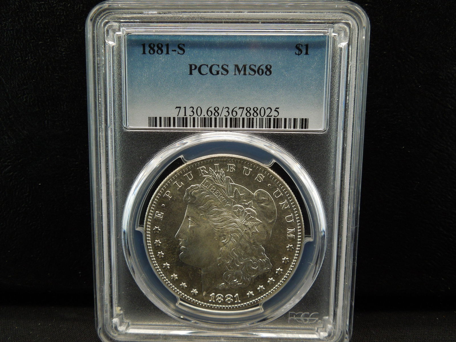 1881 S Morgn Dollar PCGS MS68 Rare!! Blast White (1 of 9)