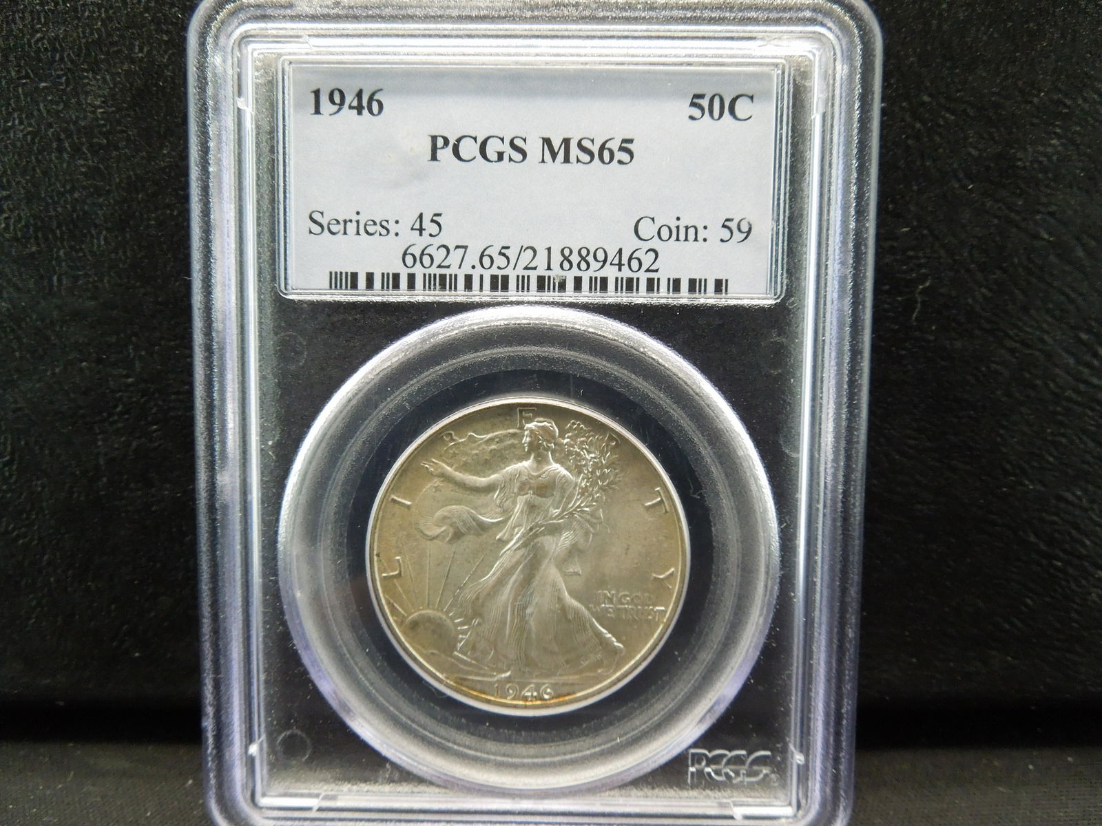 1946 Walking Liberty Half Dollar PCGS MS65 (1 of 4)