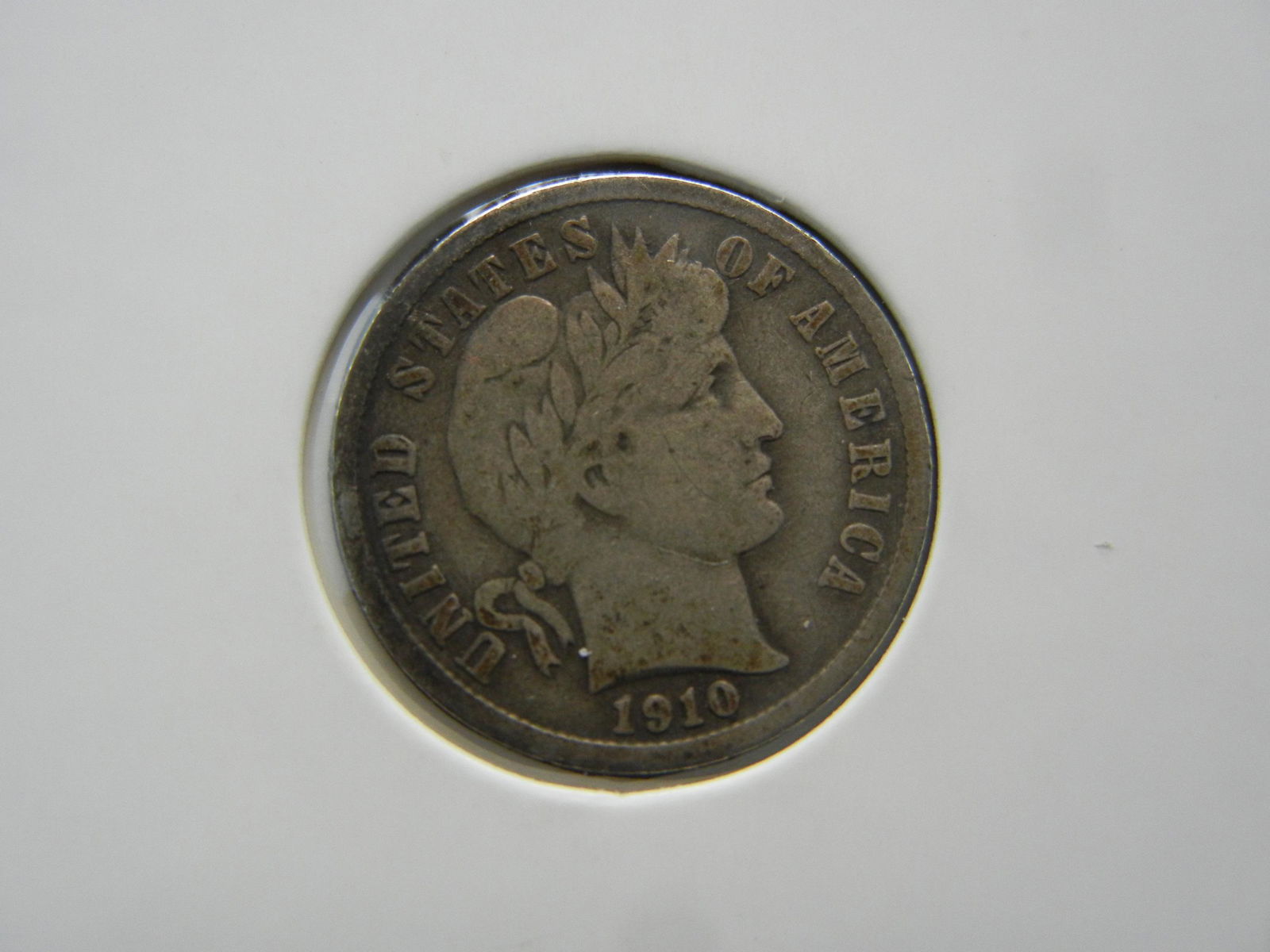 1910 Barber Dime (1 of 3)